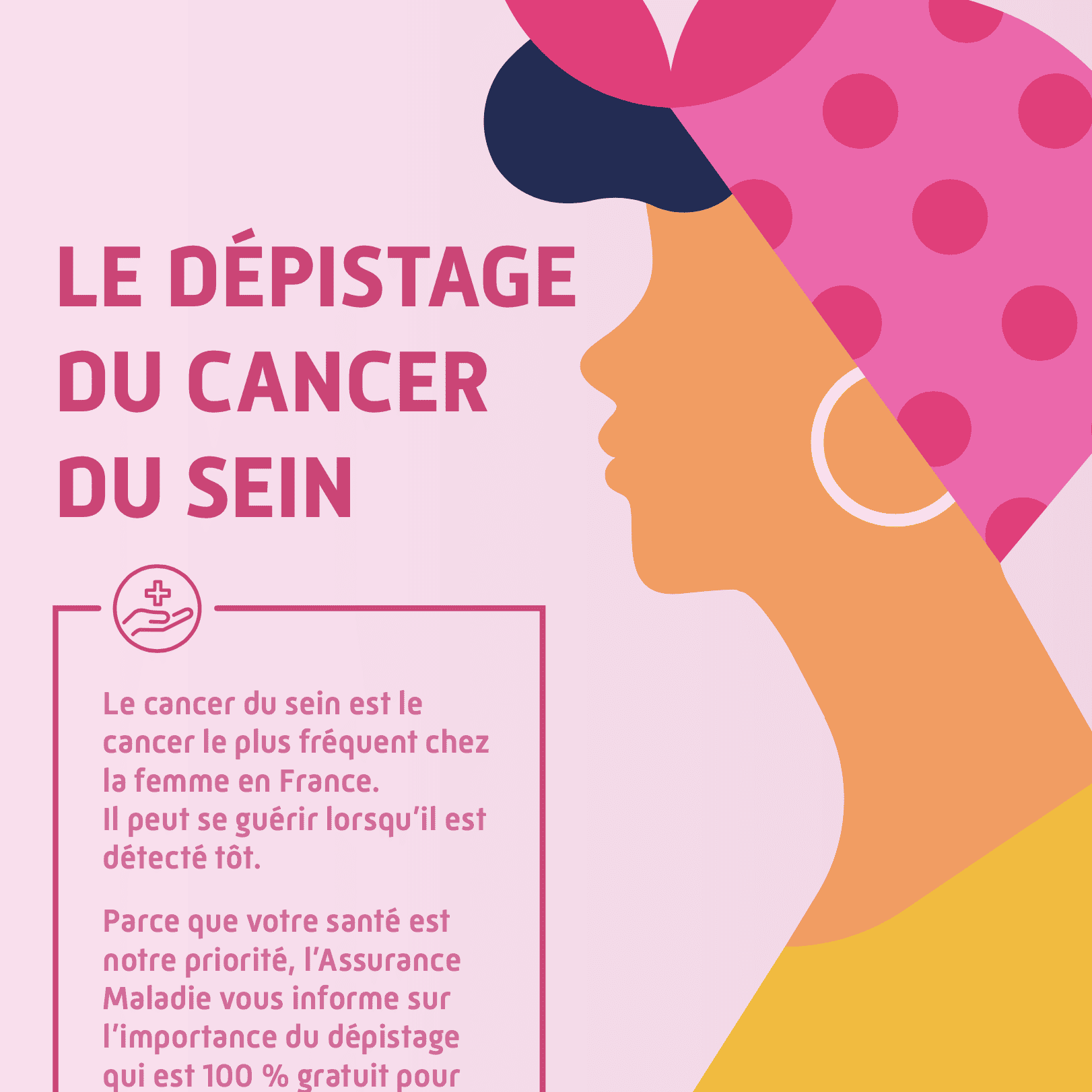 Affiche Dépistage cancer du sein