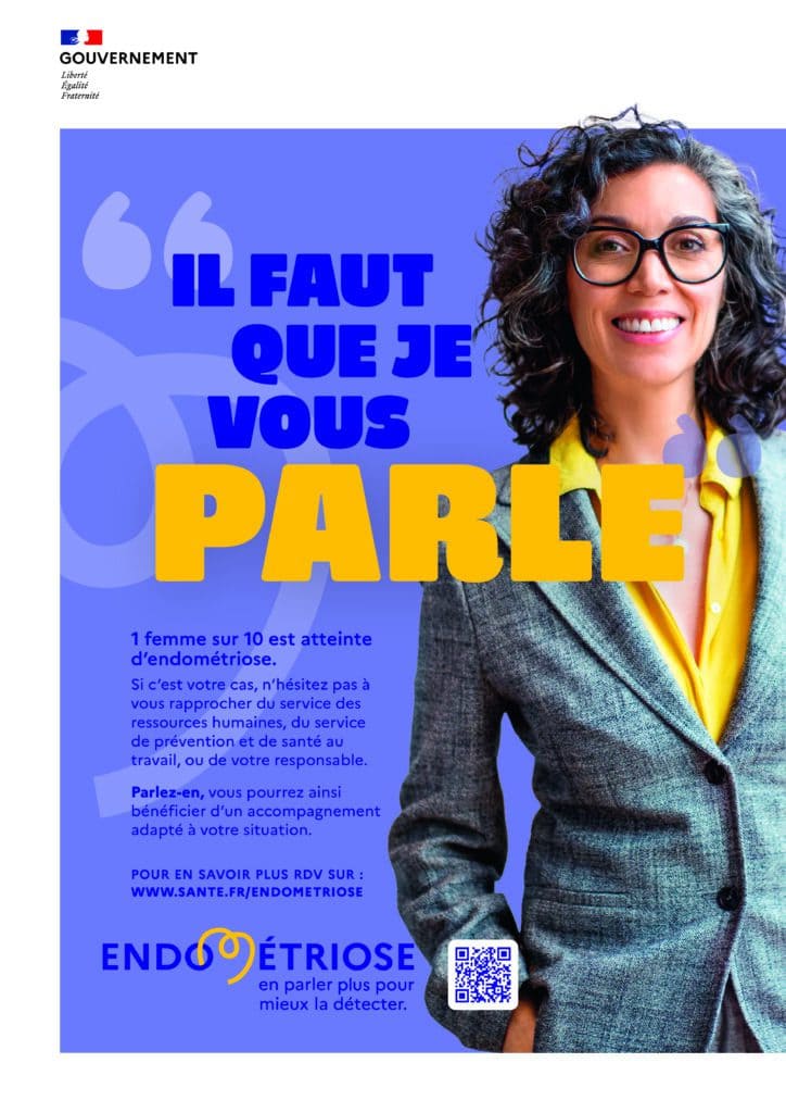 Affiches endometriose a35 monde du travail