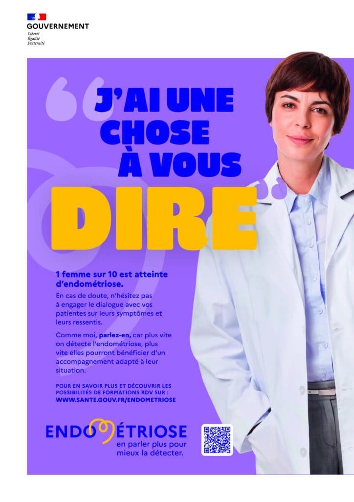 Affiches endometriose a38 professionel de santé